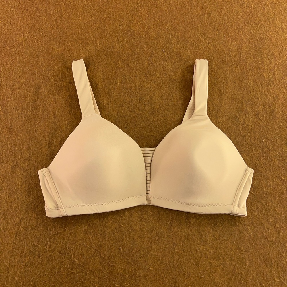 Breezies Womens 38B Beige Micro UltimAir Wireless T-Shirt Bra New